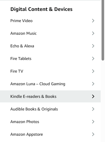 Kindle E-readers & Books