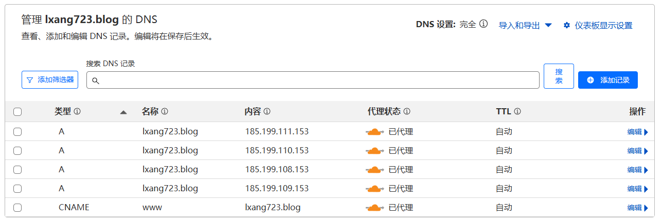 cloudflare-dns-records